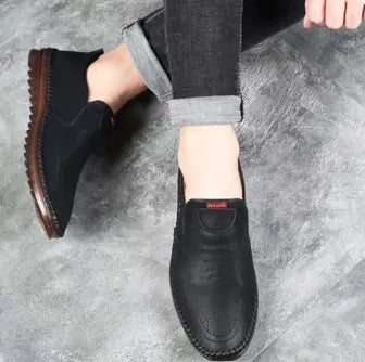 Brawo Black Casual Men Loafer Shoes