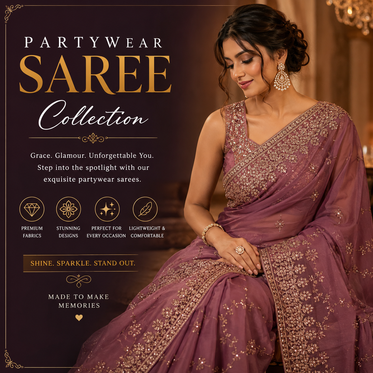 PARTY WEAR SAREE