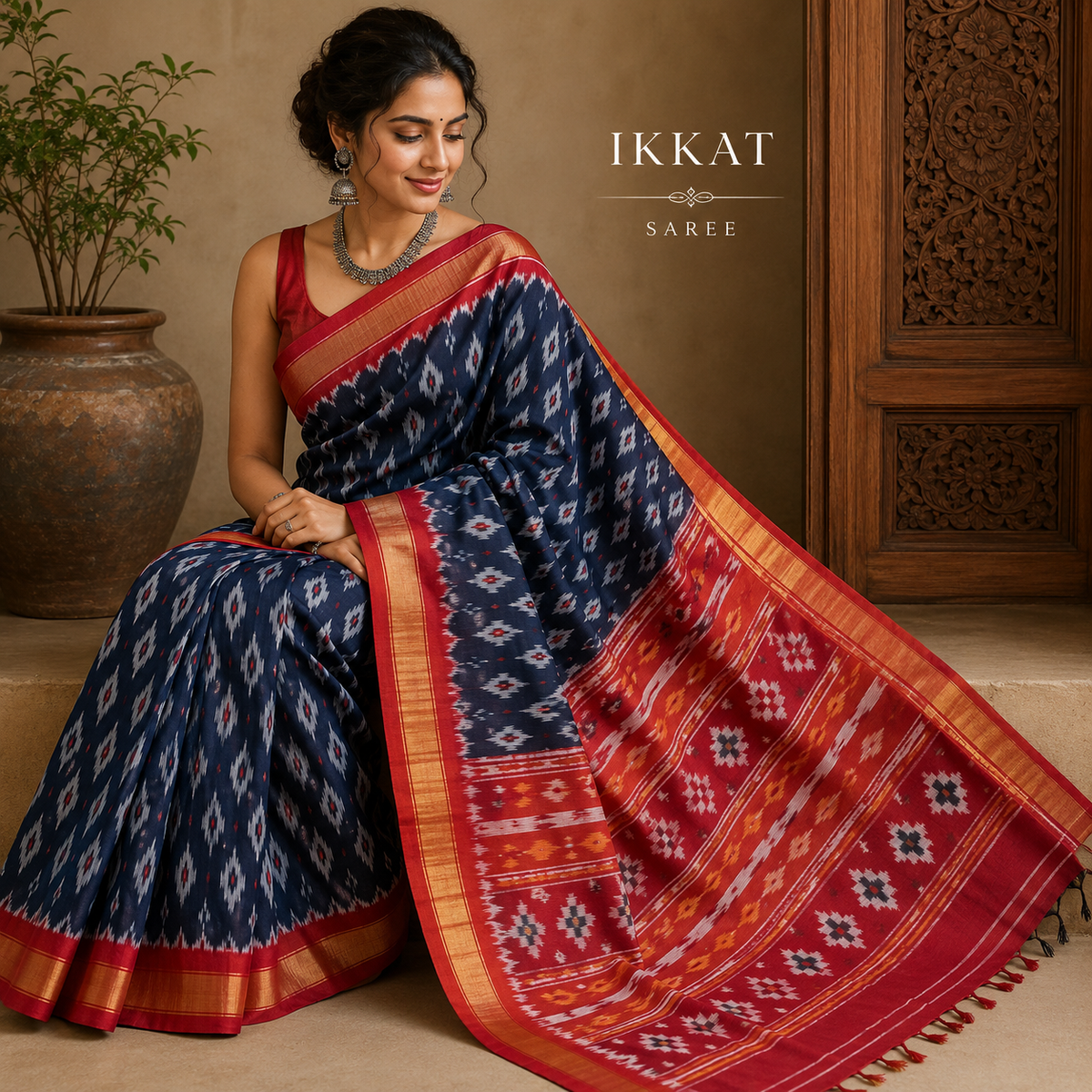 IKKAT COTTON SAREE