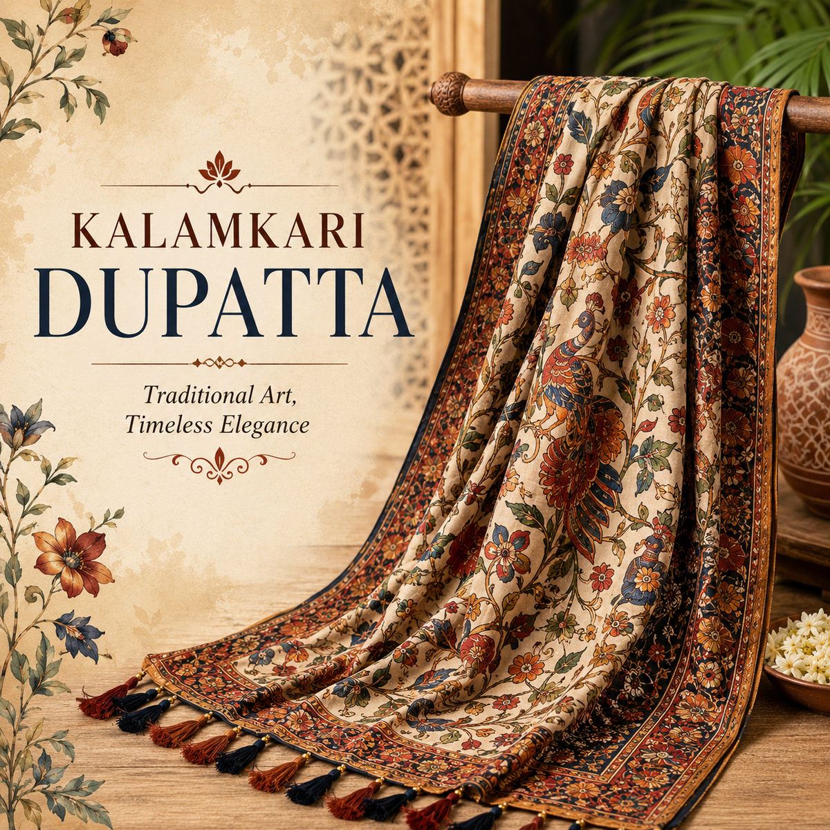 KALAMKARI DUPATTA