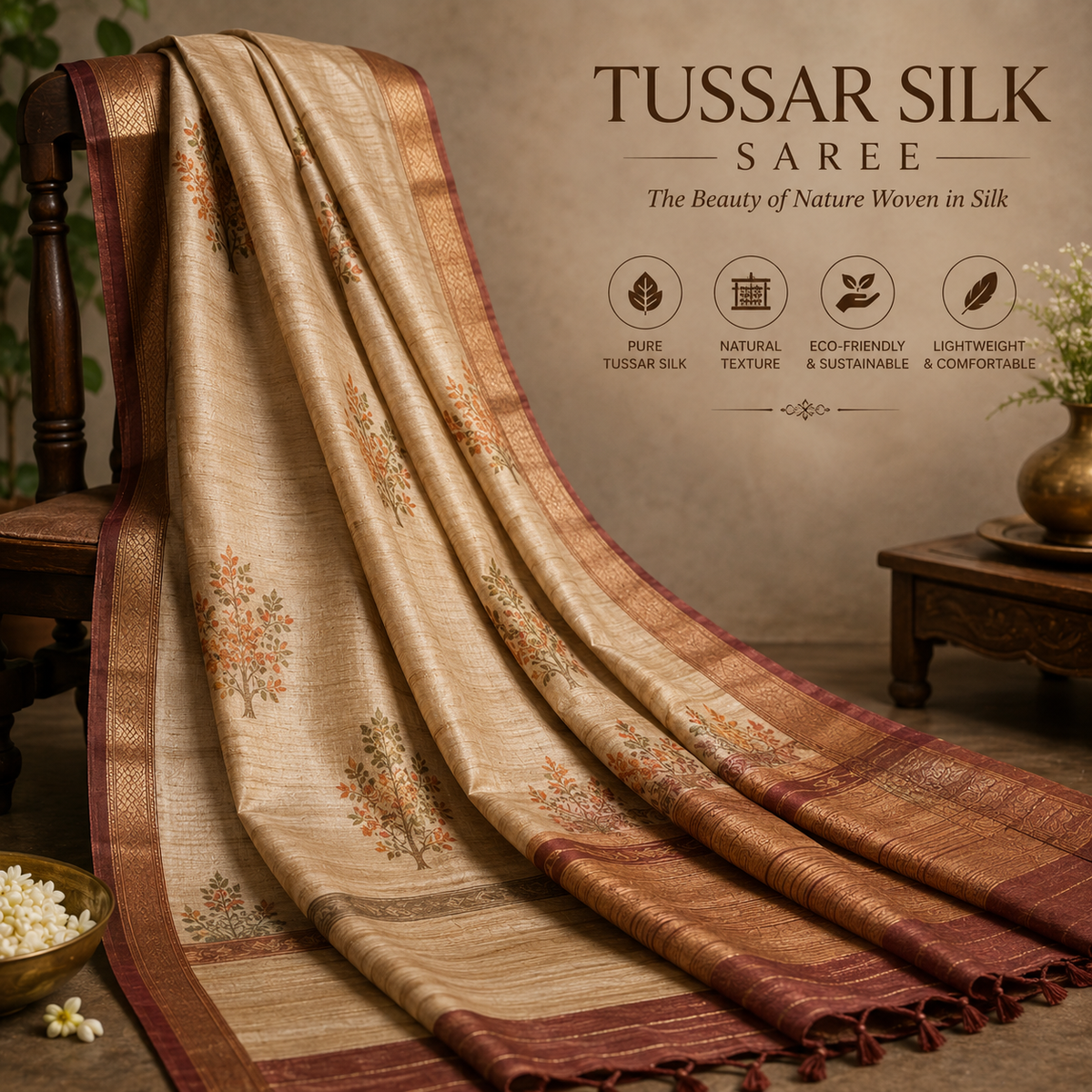 TUSSAR SILK