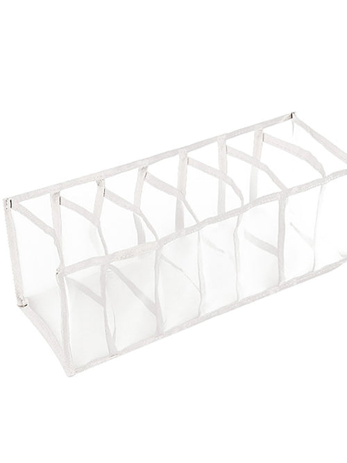 6 Pockets Hanging Purse Handbag Organizer Clear Hanging Shelf Bag (1 Pc)