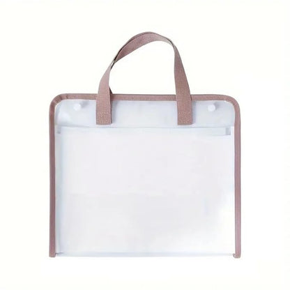 File Organizer with Handle, Expanding File Folder Document Organizer with 13 Pockets, Document Organizer with Labels
