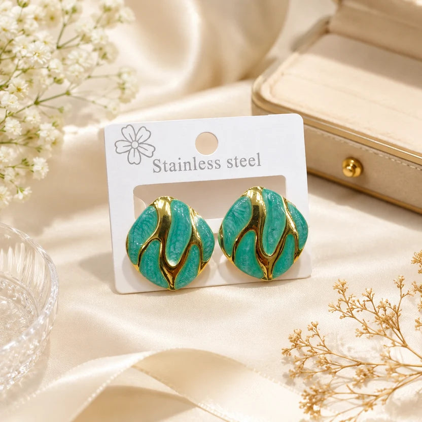Korean Style Vintage Stud Earrings