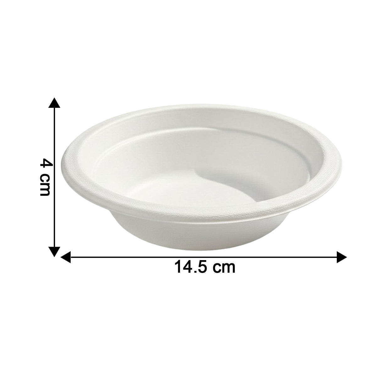 Vegnar Disposable Food Serving Bowl Set Of 10 Pieces 360 Ml Capacity