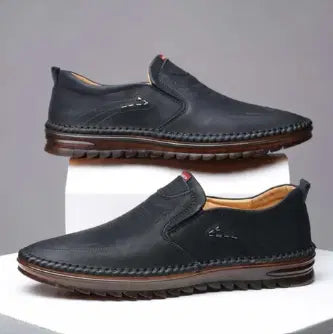 Brawo Black Casual Men Loafer Shoes