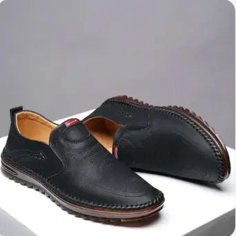 Brawo Black Casual Men Loafer Shoes