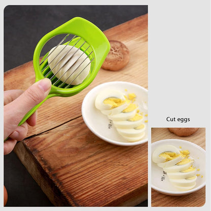 5970 Multipurpose Slicer With Seven Blades Egg Slicers Stainless Slicer Strawberry Tomato Kiwi Fruit Cutter Divider Separator