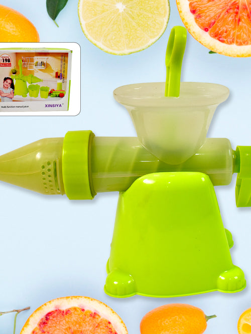 Manual Juicer Modern Plastic Fruit And Vegetable Juicer (1 Pc  Bowl Not Included)