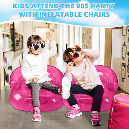 Inflatable Sofa Chair For Boys And Girls Suitable For Camping (28 Inch Approx  1 Set)