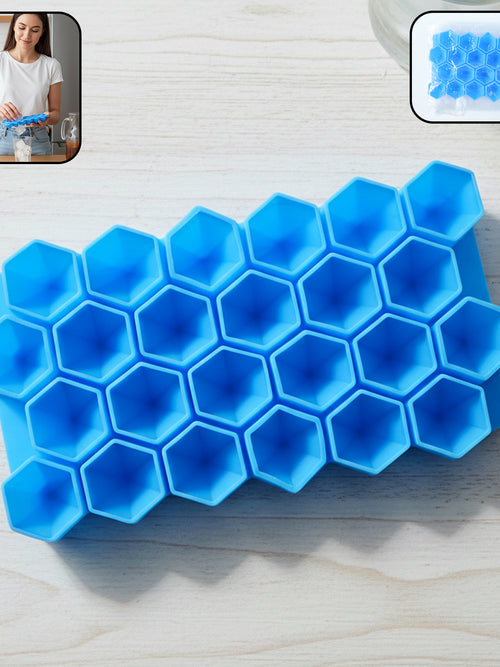 Premium Flexible Silicone Diamond Ice Cube Tray (1 Pc)